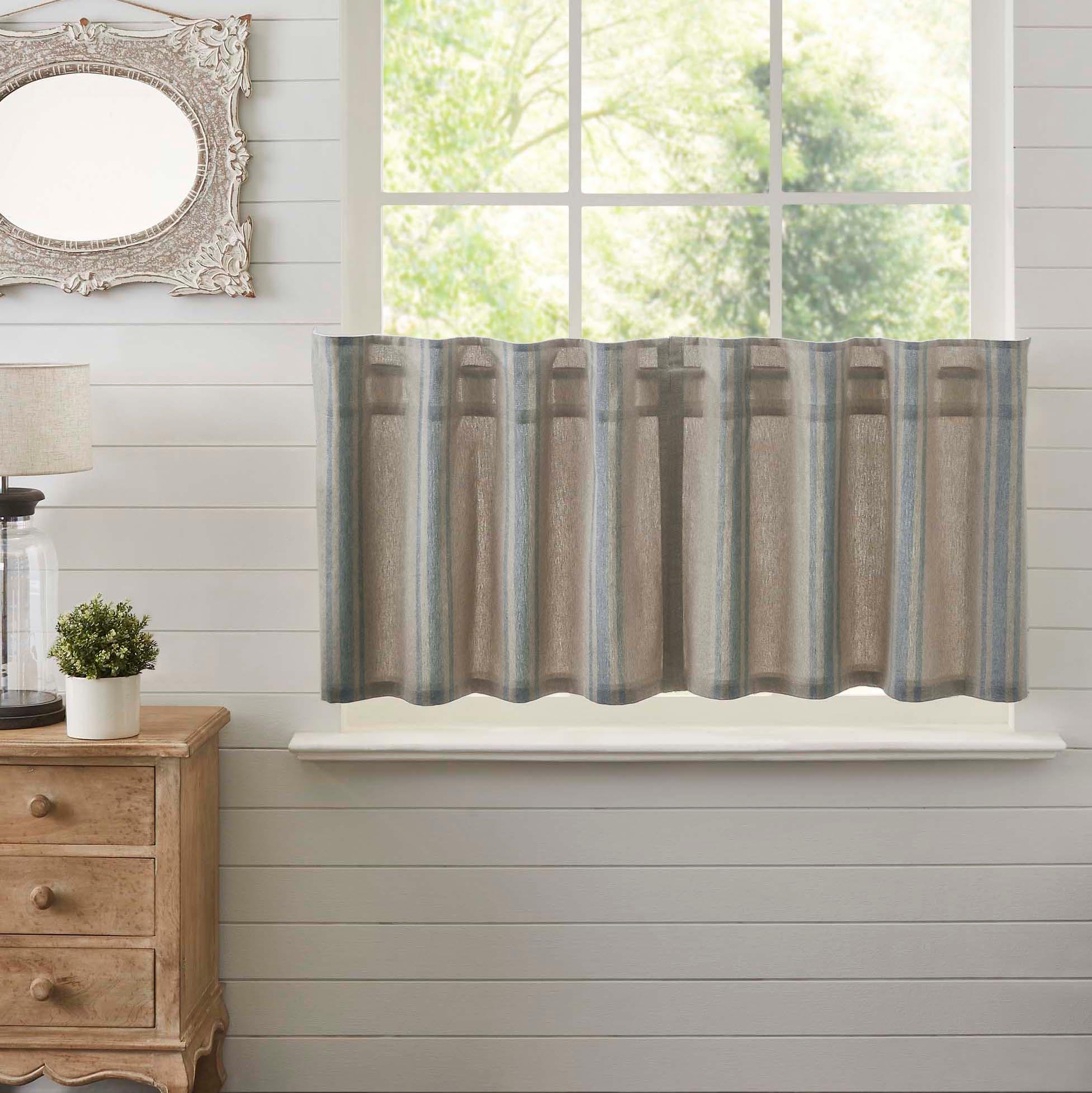 Grain Sack Blue Tier Set of 2 L24xW36 VHC Brands - The Fox Decor