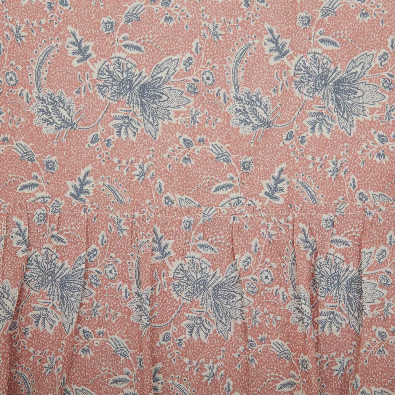 Kaila Floral Ruffled Shower Curtain 72x72 VHC Brands - The Fox Decor