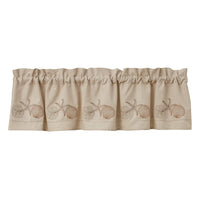 Shells Embroiderd Lined Valance, 60