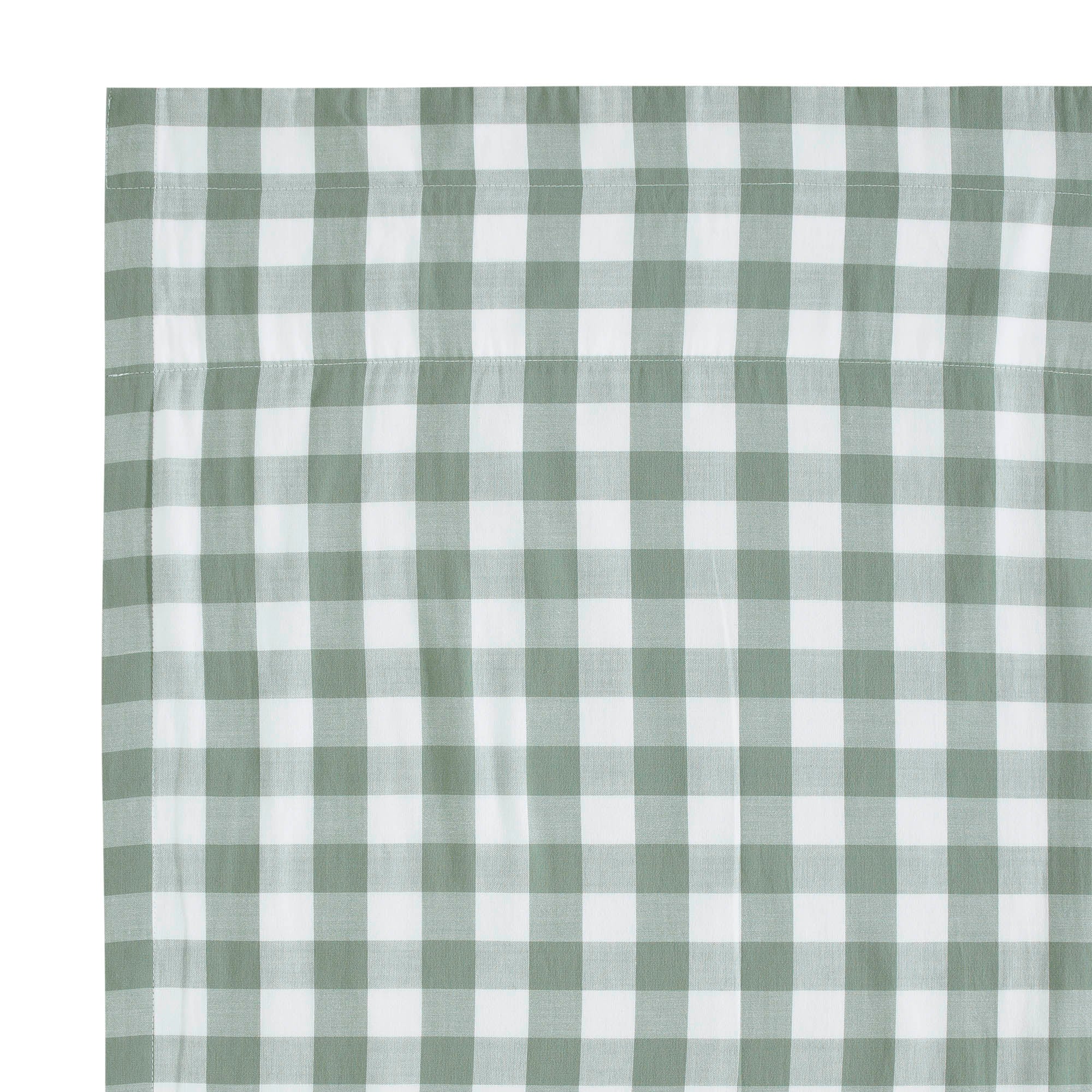 Annie Buffalo Green Check Swag Curtain Set of 2 36x36x16 VHC Brands