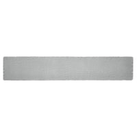 Thumbnail for Burlap Dove Grey Table Runner Fringed 12