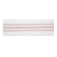 Antique White Stripe Coral Indoor/Outdoor Table Runner 12x36 VHC Brands VHC Brands - The Fox Decor