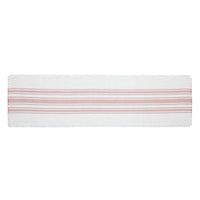 Antique White Stripe Coral Indoor/Outdoor Table Runner 12x48 VHC Brands VHC Brands - The Fox Decor