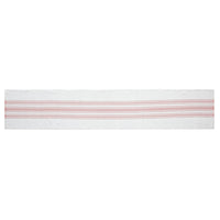 Antique White Stripe Coral Indoor/Outdoor Table Runner 12x72 VHC Brands VHC Brands - The Fox Decor