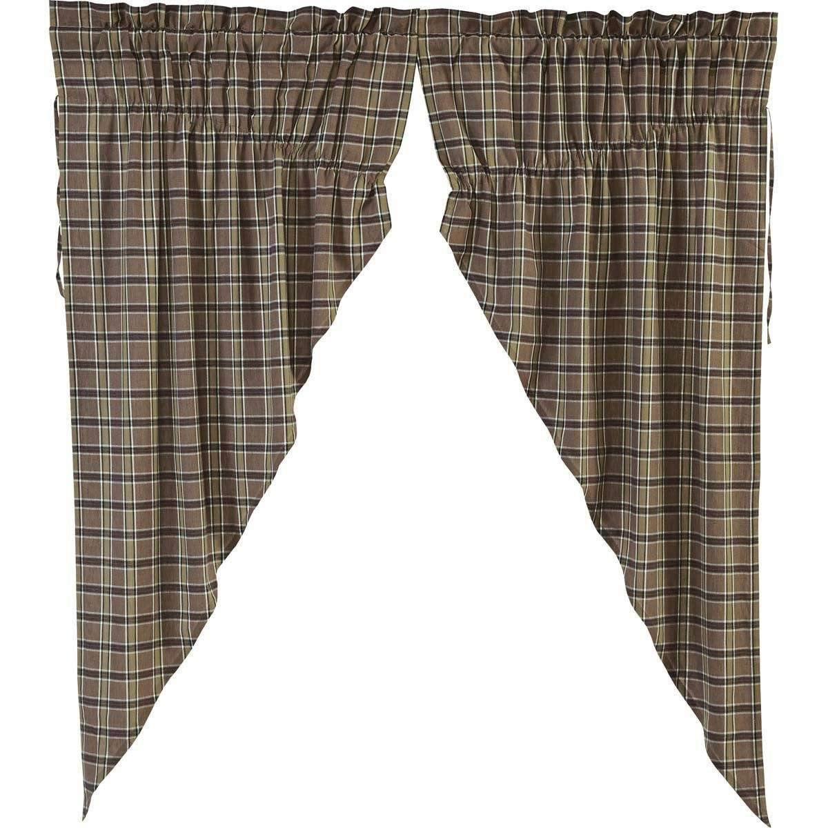 Wyatt Prairie Short Panel Curtain Set of 2 63x36x18 VHC Brands - The Fox Decor