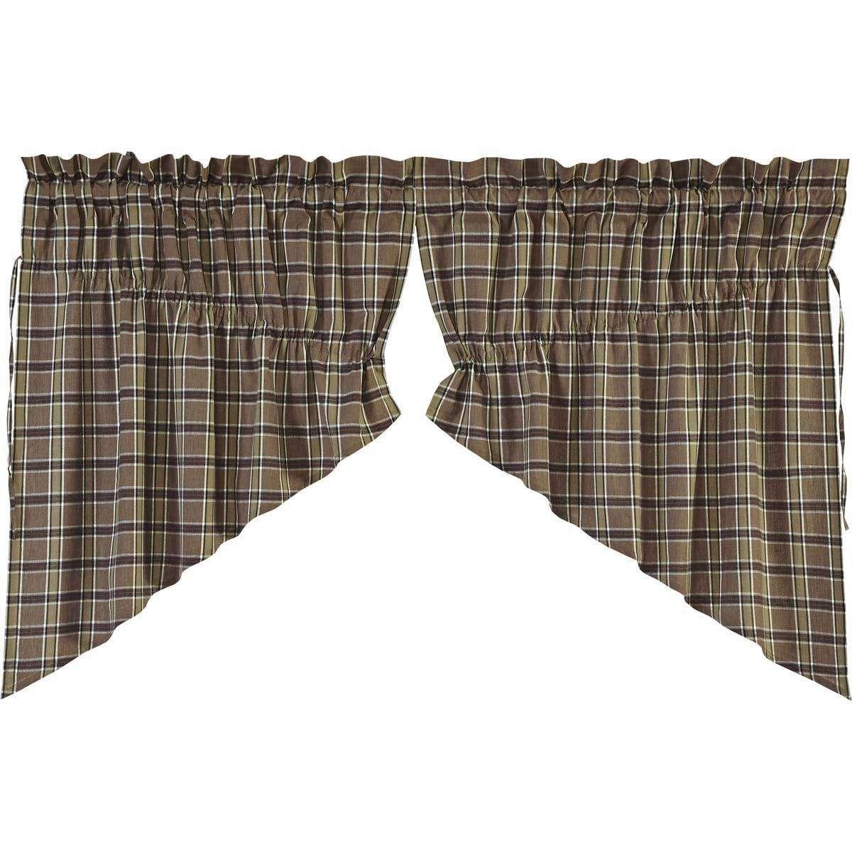 Wyatt Prairie Swag Curtain Set of 2 - The Fox Decor
