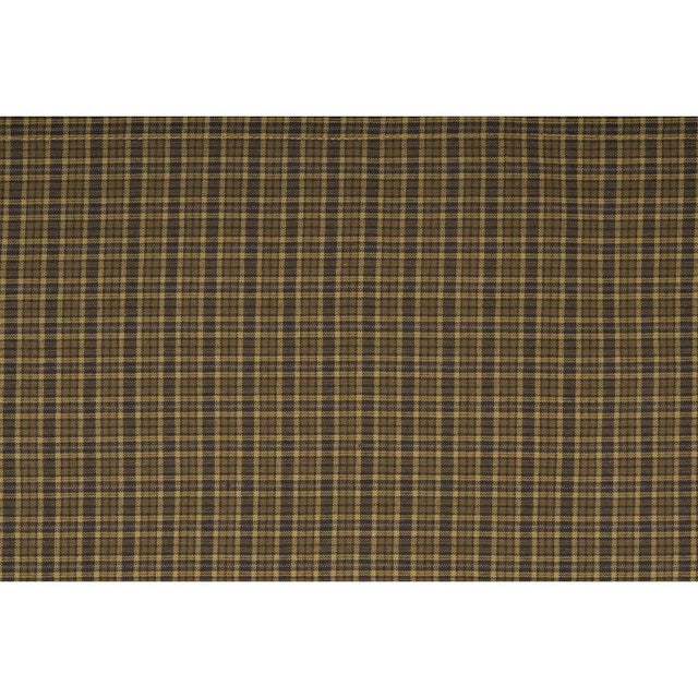 Tea Cabin Green Plaid Valance Curtain 16x60 VHC Brands - The Fox Decor