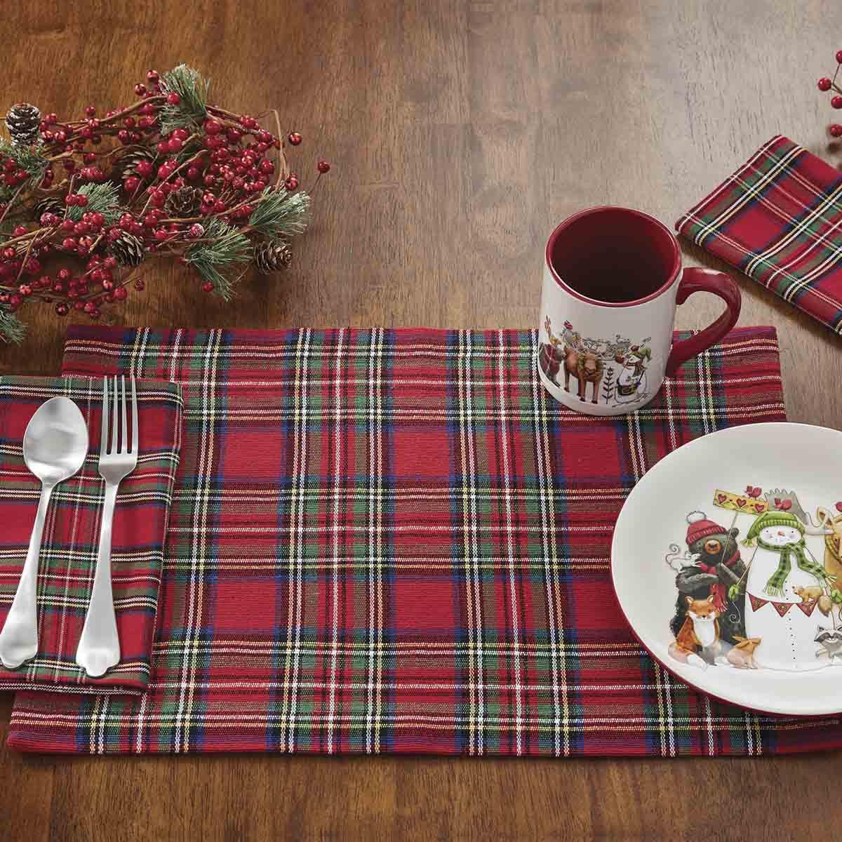 Regal Tartan Placemats - Set Of 6 Park Designs - The Fox Decor