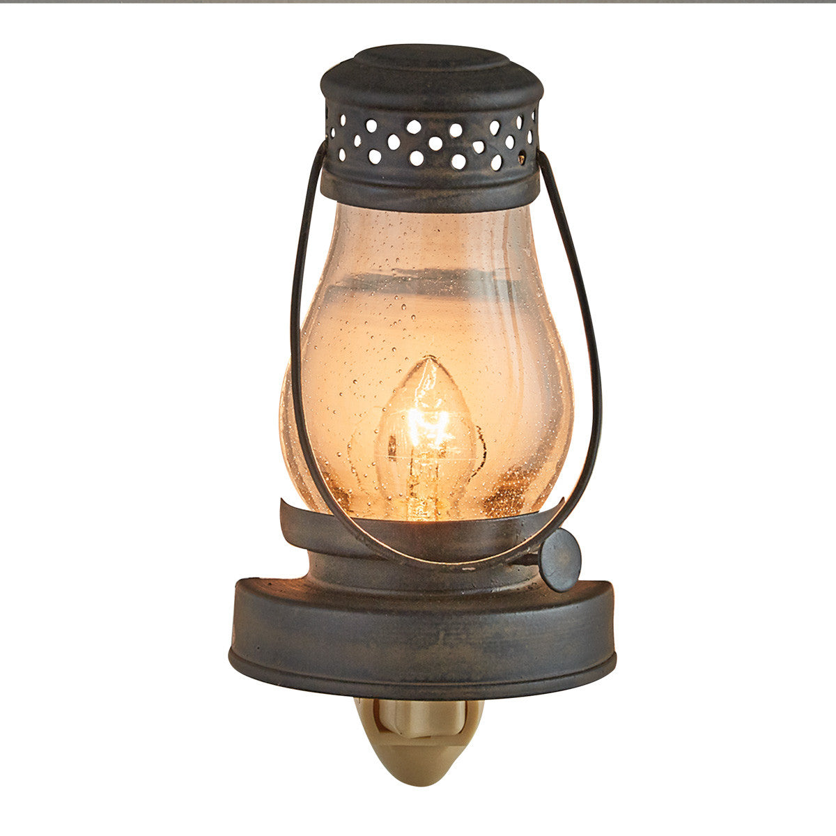 Lantern With Glass Night Light - Park Designs