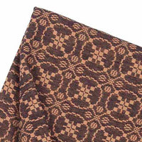 Black Tan Marshfield Jacquard Afghan AF106011 - The Fox Decor