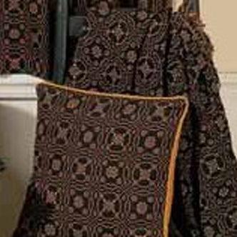 Black Mustard Loverã¦™??S Knot Jacquard Afghan AF130011 - The Fox Decor