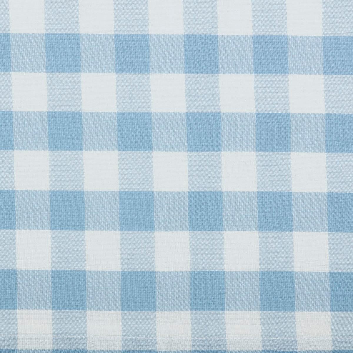 Annie Buffalo Blue Check Ruffled Panel Set of 2 84x40 VHC Brands - The Fox Decor