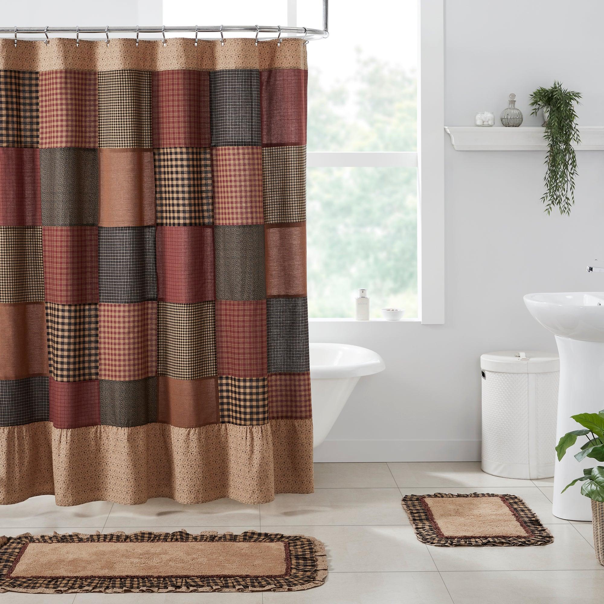 Maisie Patchwork Shower Curtain 72x72 VHC Brands - The Fox Decor