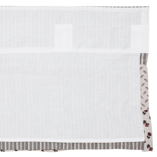 Florette Ruffled Valance Curtain 16x60 VHC Brands - The Fox Decor