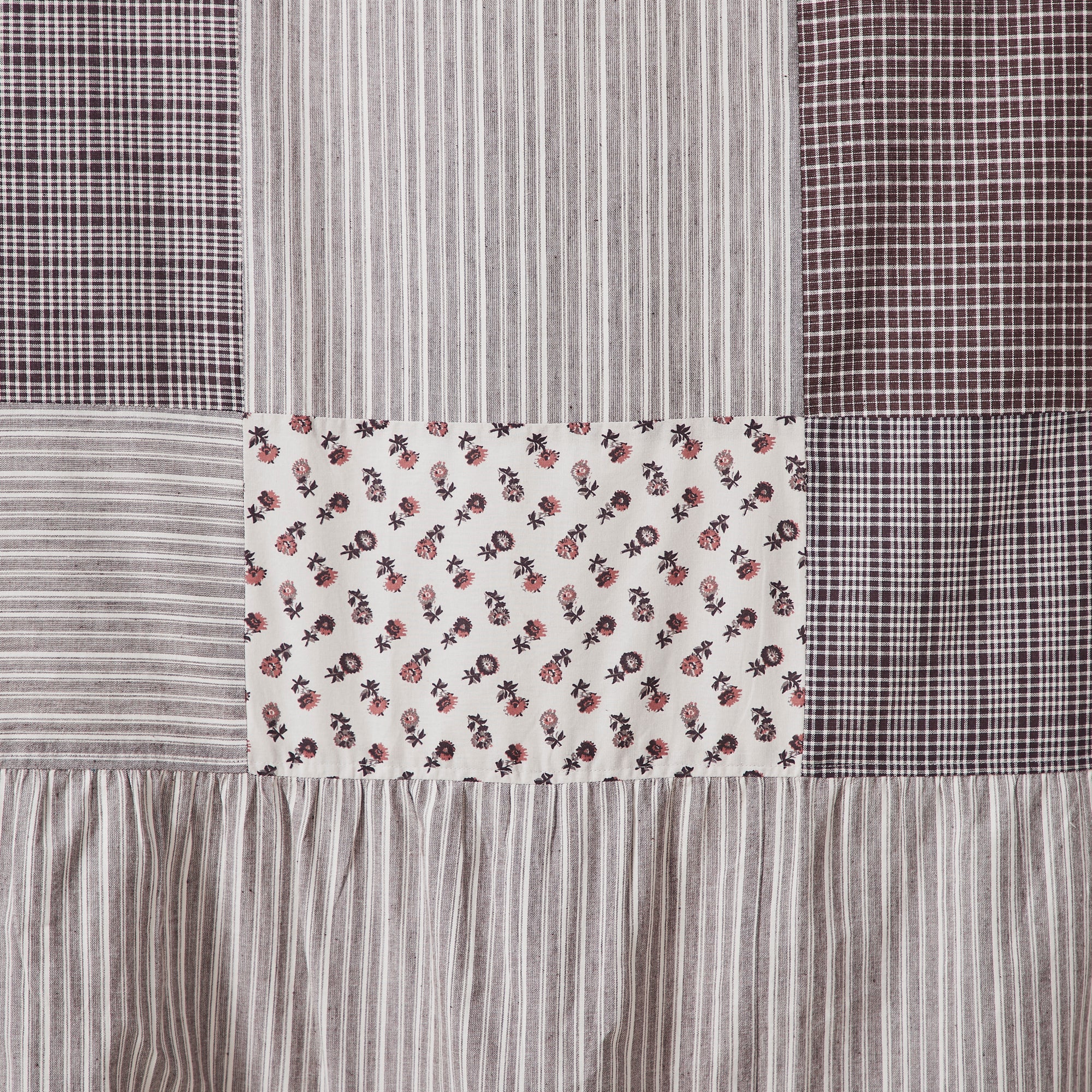 Florette Patchwork Shower Curtain 72x72