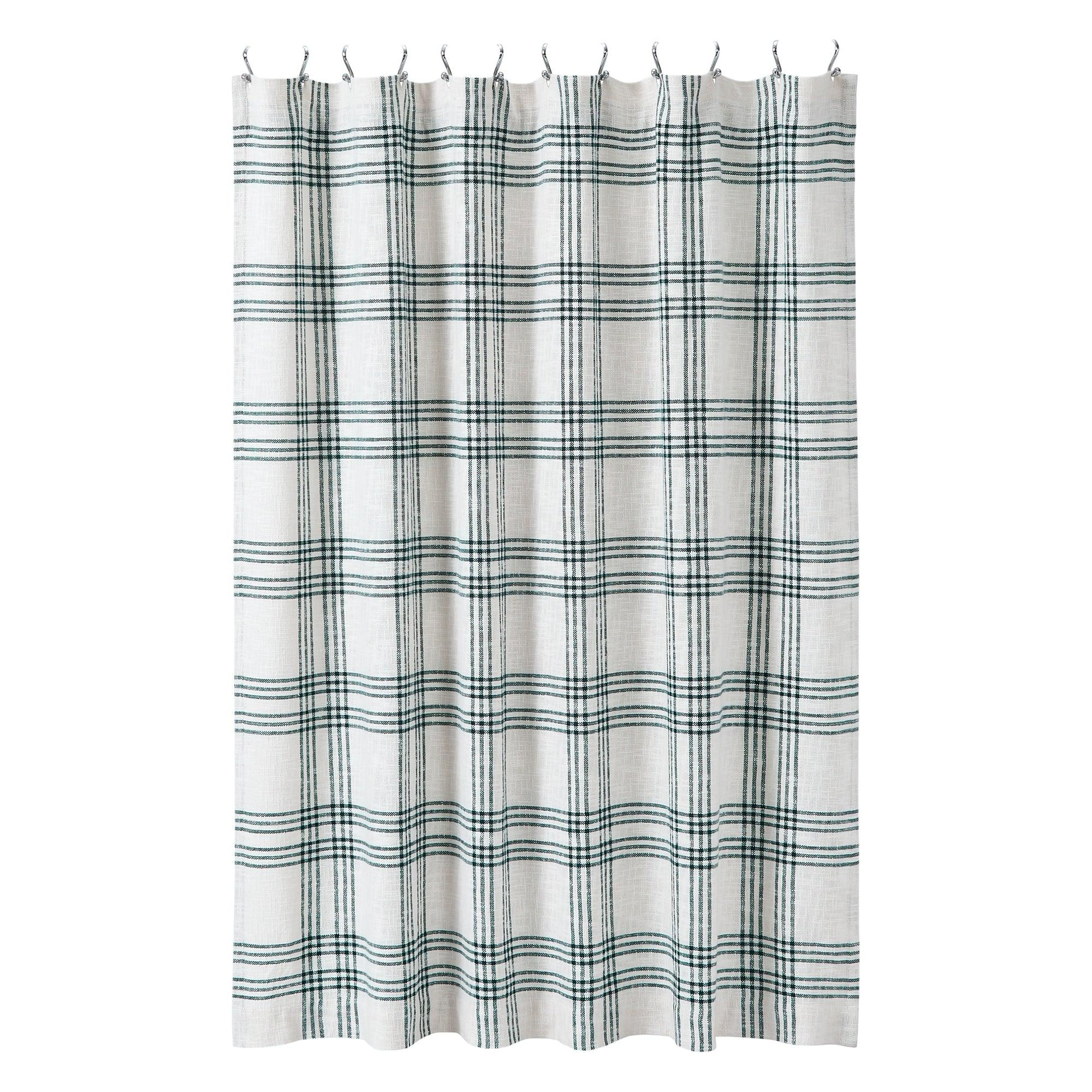 Pine Grove Plaid Shower Curtain 72x72 VHC Brands - The Fox Decor