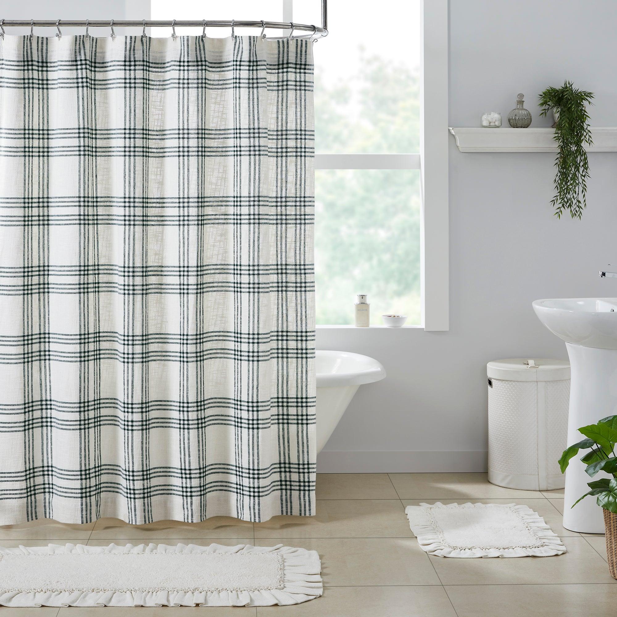 Pine Grove Plaid Shower Curtain 72x72 VHC Brands - The Fox Decor