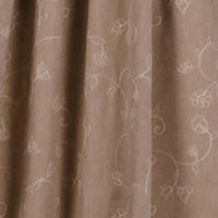 Taupe Candlewicking Taupe Gathered Swag Lined C6440038 - The Fox Decor