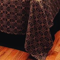 Black Tan Marshfield Jacquard Bed Cover King CK106011 - The Fox Decor