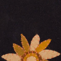 Sunflower Power Candle Mat Black Set Of Two CMDG0037 - The Fox Decor