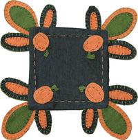 Happy Fall to All Black Candle Mat CMGP0182 - The Fox Decor