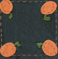 Happy Fall to All Black Candle Mat CMGP0182 - The Fox Decor