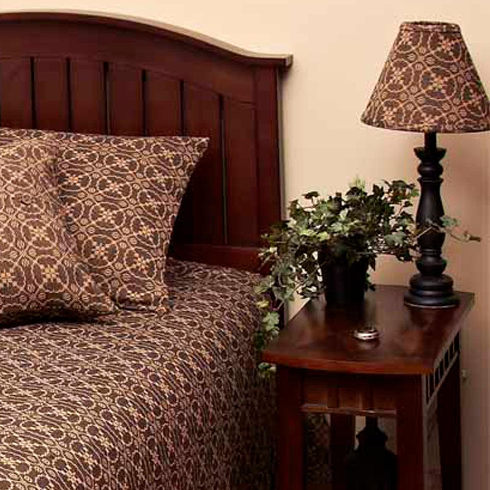 Black Tan Marshfield Jacquard Bed Cover Twin CT106011 - The Fox Decor