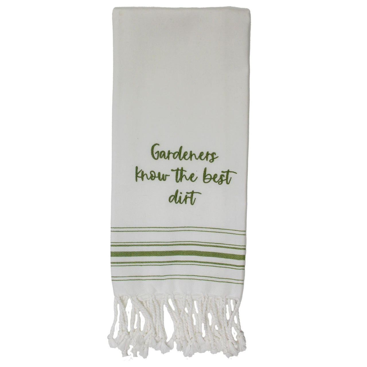 Grn Gardeners Know Best Towel - Interiors by Elizabeth