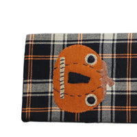 2 in 1 Primitive Fall Plaid Sunflower, Jack-o-lantern Towel Set of two ET220017 - The Fox Decor
