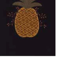 Black Pineapple Welcome Towel Set Of Two ETAR00J2 - The Fox Decor