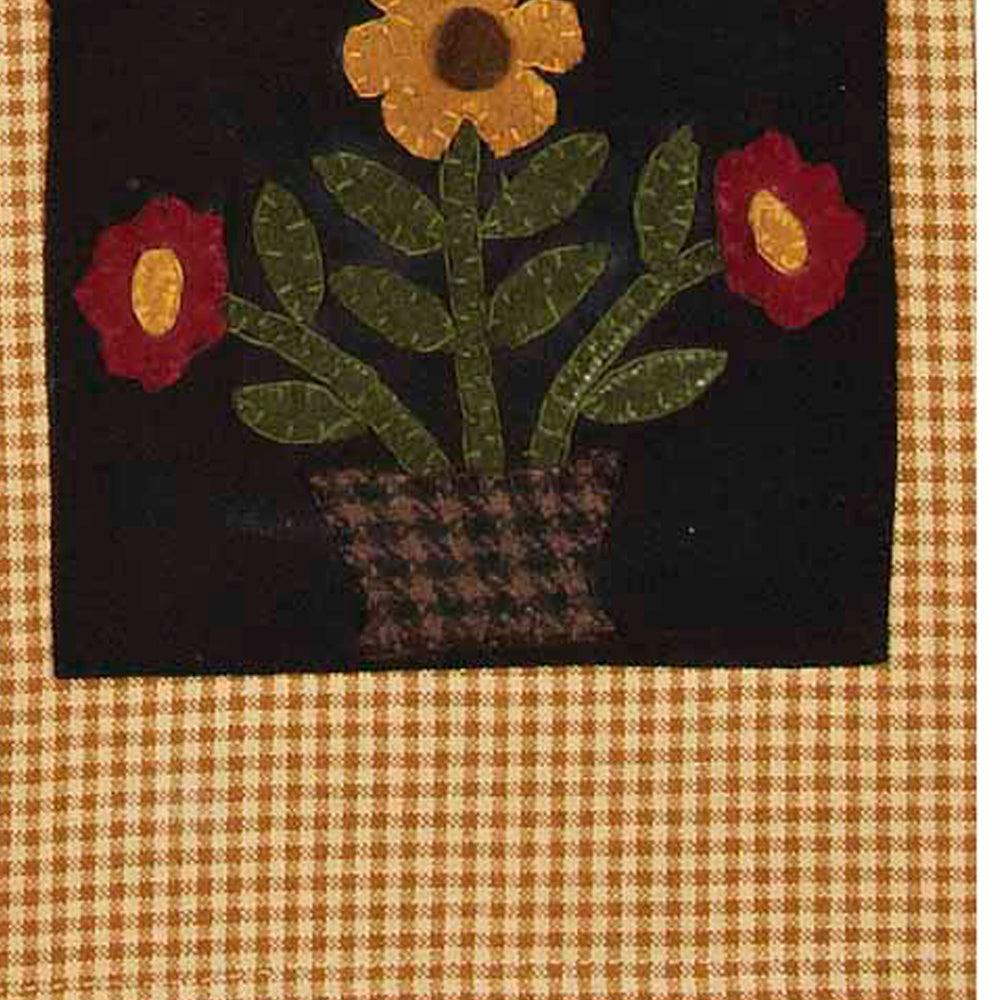 Black Mustard Blooms Towel Set Of Two ETAR0101 - The Fox Decor