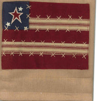 Nutmeg Indigo Barn Red Stars And Stripes Towel Set Of Two ETAR0113 - The Fox Decor