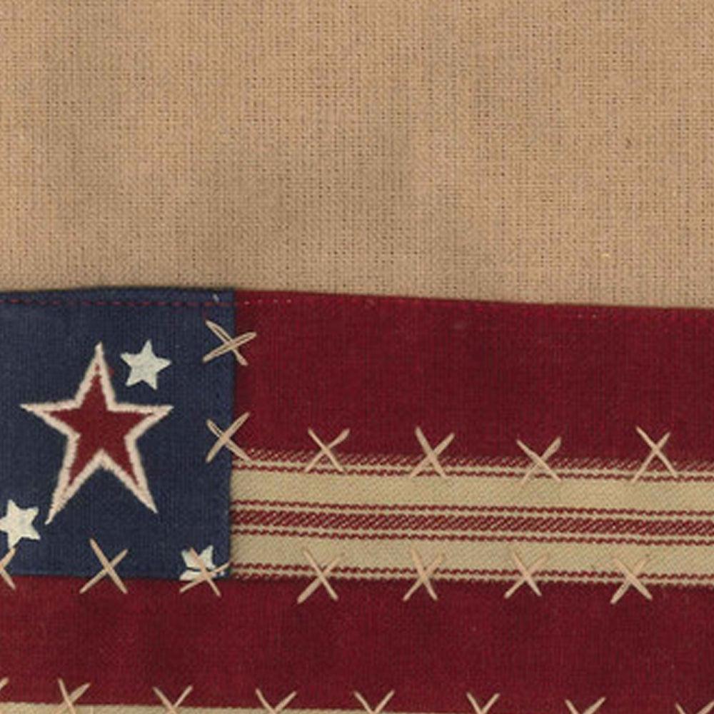 Nutmeg Indigo Barn Red Stars And Stripes Towel Set Of Two ETAR0113 - The Fox Decor