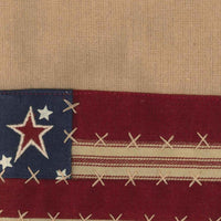 Nutmeg Indigo Barn Red Stars And Stripes Towel Set Of Two ETAR0113 - The Fox Decor