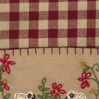 Barn Red Nutmeg 2 Sheep Towel Set Of Two ETAS0050 - The Fox Decor