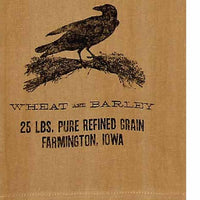 Tea Dyed Old Crow Towel Set Of Two ETBJ0010 - The Fox Decor