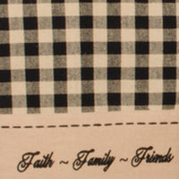 Thumbnail for Black Nutmeg Faith Family Friends Towel Set Of Two - Interiors by Elizabeth