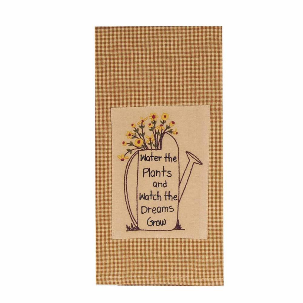 Mustard - Nutmeg Watch Dreams Grow Towel - Set of Two - Interiors by Elizabeth