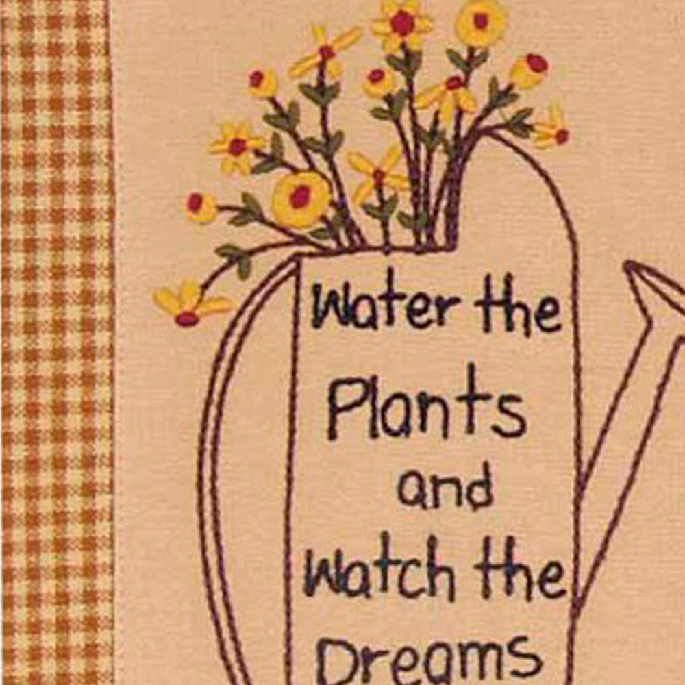 Mustard Nutmeg Watch Dreams Grow Towel Set Of Two - Interiors by Elizabeth