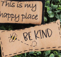 Be Kind Fill Tea Dyed Home Accents FL011022 - The Fox Decor