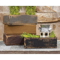 Rustic Pallet Crate, 4 Asstd. Sold Individually - The Fox Decor