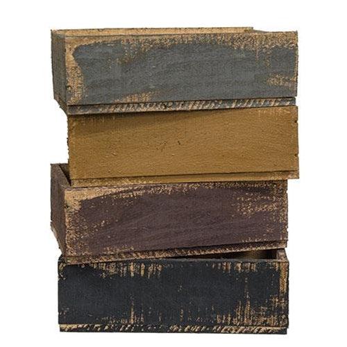 Rustic Pallet Crate, 4 Asstd. Sold Individually - The Fox Decor