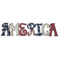 America Table Sign - The Fox Decor