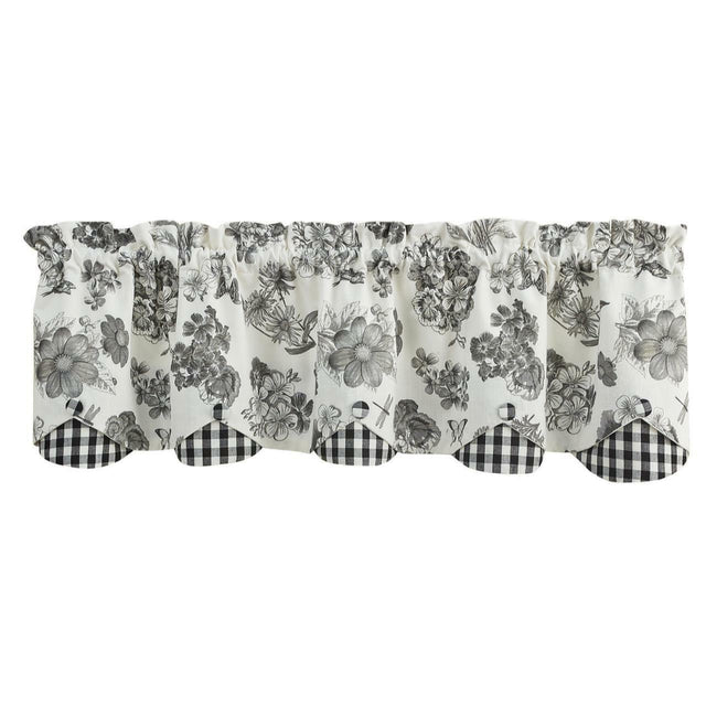 Geranium Valance - Lined Layered Park Designs - The Fox Decor