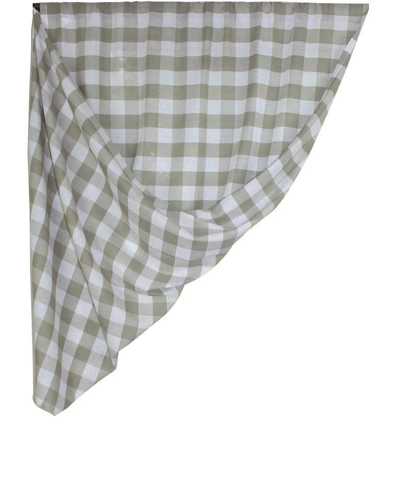 Heirloom Buffalo Check Black Oat Panel H4015111 - The Fox Decor