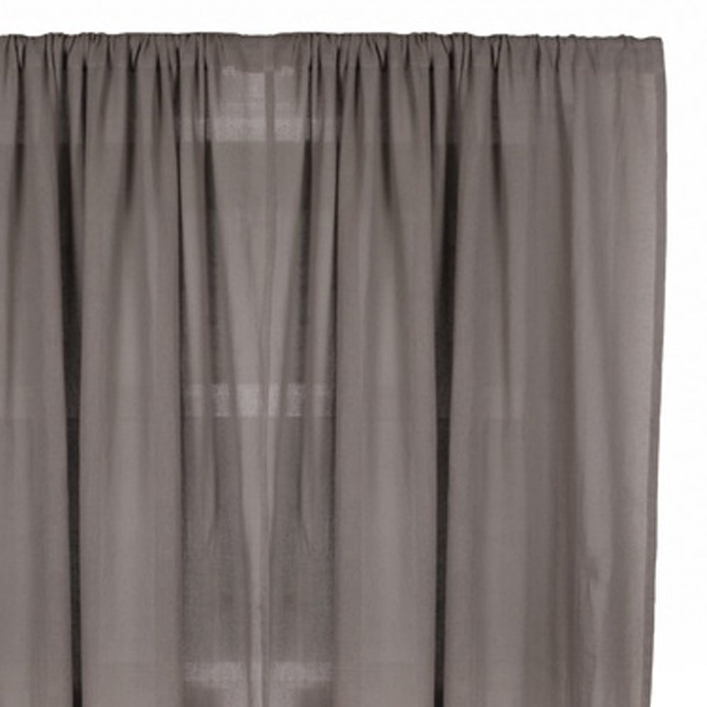 Heirloom 40" X 63" (1 Pc) Pewter Unlined H6010065 - The Fox Decor