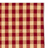 Barn Red Nutmeg Heritage House Check Barn Red Towel Set Of Six KT100017 - The Fox Decor