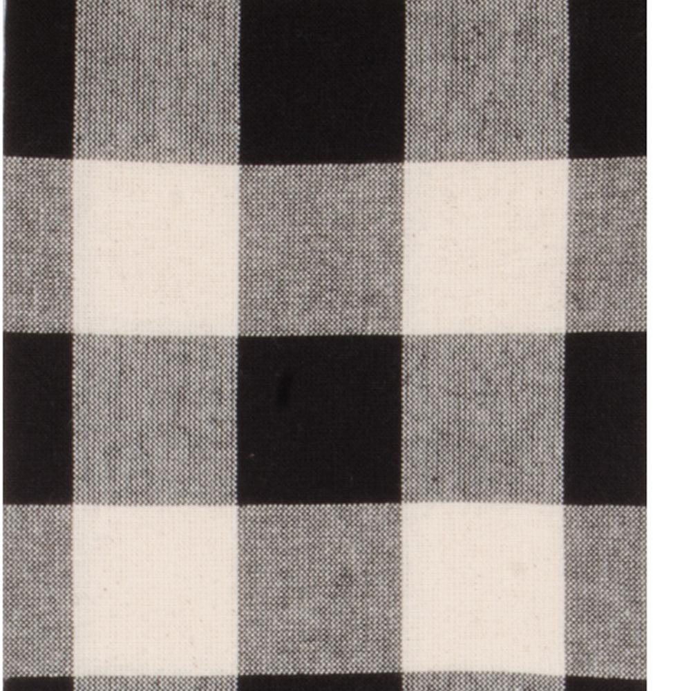 Black Buttermilk Buffalo Check Towel Set Of Six KT510011 - The Fox Decor