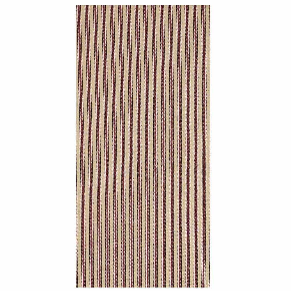 Barn Red Nutmeg York Ticking Towel Set Of Six KT880017 - The Fox Decor