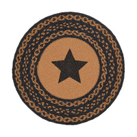 Thumbnail for Farmhouse Jute Braided Trivet Stencil Star 15